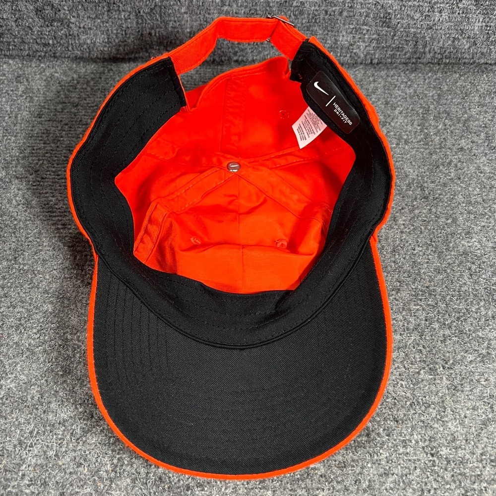 Oklahoma State Cowboys Hat Cap Nike Heritage86 Orange Strapback OSFM NCAA Big 12 - Picture 9 of 10